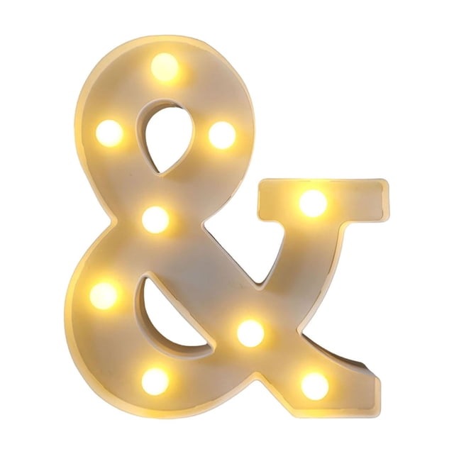 RXIRUCGD Letters Lights Alphabet Lamp LED Letter Lighting Letter Light Illuminated Letters Night Lights Decoration For Birthday Party Wedding Children’s Room