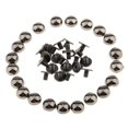 thumbnail image 4 of 20 Pieces Mushroom Dome Rivets Studs Spikes for Leather Buttons Rivets Leathercrafts accessories Craft Bag 8mm gray, 4 of 9