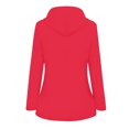 thumbnail image 3 of Fridja Womens Solid Rain Jacket Outdoor Plus Size Waterproof Hooded Raincoat Windproof, 3 of 3