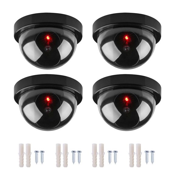 NEW Dummy Dome CCTV Camera Outdoor Indoor Fake CCTV Security Camera Hemispherical Flashing LED Simulation Camera