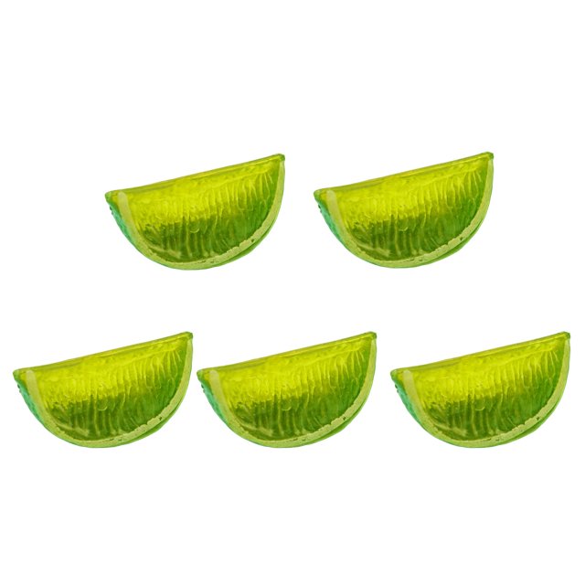 Wweixi 5pack/lot Long-lasting PVC Fruit Slice Model For Store Samples Mall Emissions Watermelon Slices 1