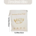 thumbnail image 4 of Jierger 3Pcs Cotton & Beeswax Bread Bags, Wide Zipper Reusable Natural Large Capacity Portable Bread Storage Bag, Food Storage, Reusable Bread Storage Bags, Food Storage Acce, 4 of 4