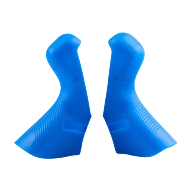 Lipstore 2 Pieces Bike Brake Levers Hoods Protector Anti Slip Bike Brake Handle Cover Blue