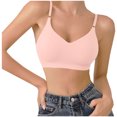 thumbnail image 2 of Timegard Seamless Bras for Women Wireless Spaghetti Strap Full Support Breathable Comfy Daily Bras, 2 of 3