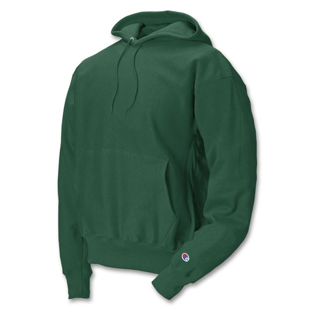 Champion Chandail à Capuchon en Molleton Reverse Weave pour Homme, TG, Vert Foncé Athlétique