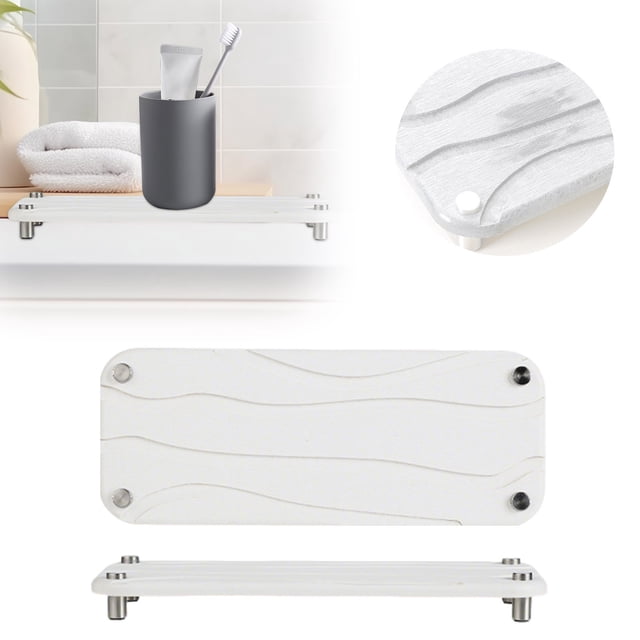 Diatomaceous Earth Drying Mat Super Absorbent Stone Tray for Kitchen Countertop and Bathroom Organizer