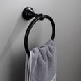 thumbnail image 1 of Hand towel ring stainless steel wall mount for bathroom or kitchen, rust proof modern design, easy installation, space saving, 1 of 8