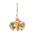 thumbnail image 3 of Chewing Toy, Decoration Colorful Safe Attractive Relieve Anxiety  Sepak Takraw Toy  For Parrots S,M,L, 3 of 8