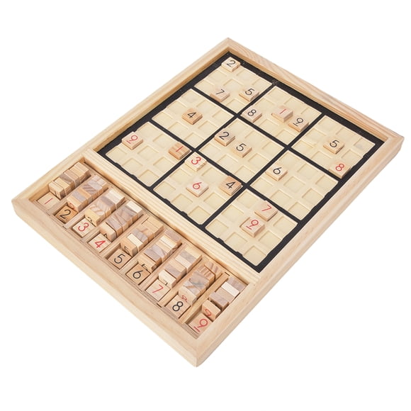 Jeu de Société de Chiffres, Jouet de Chiffres Léger, Robuste, Facile à Utiliser, Pratique, en Bois pour Ados, Adultes, Débutants, Apprenants, Enfants