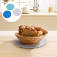 thumbnail image 5 of EGNMCR Placemats Table Placemats Potholders Set Trivets Set Cotton Thread Weave Hot Pot Holders Set (Set Of 3) Stylish , Hot Mats,Spoon For Cooking And Baking By Diameter 7 Inches a Cushion, 5 of 5