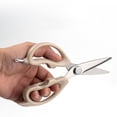 thumbnail image 4 of Heavy Duty Kitchen Scissors, Stainless Steel Multi-Functional Food Shears with Magnetic Sheath, Can Opener Bottle Opener Screwdriver, for Chicken Vegetables, 4 of 5