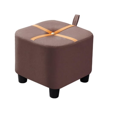 Petit Tabouret d'Entrée Tabouret pour Changer de Chaussures Banc de Sofa pour Enfants Mobilier Ménager Brun