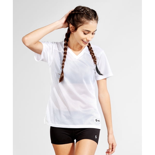 Soffe T-Shirt de Football en Maille à Manches Courtes pour Femmes - 4692V