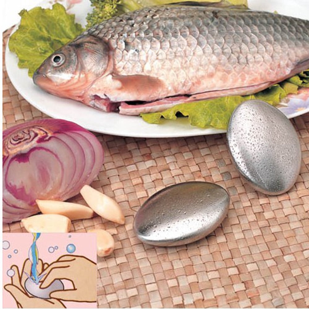 Stainless Soap Kitchen Bar Odor Remover Garlic Deodorize Gadget Tools