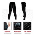 thumbnail image 3 of LANBAOSI Youth Boys Compression Leggings Unisex Athletic Pants Base Layer Football Workout Tight Size 5, 3 of 6