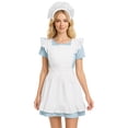thumbnail image 1 of Aspire Retro Ruffle Apron with Headband, Adjustable Kitchen Cooking Apron for Women, Vintage Baking Apron Maid Costume - L, 1 of 7