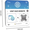 thumbnail image 2 of Website Review Plate -1 Pack Adhesive Instant Reviews Signs - QR Code Review plate for Business, Best Customer Feedback Stand, 2 of 5