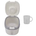 thumbnail image 2 of Airtight Rice Storage Container, Cereal Rice Food Storage Container Bin Rice Bucket Rice Holder Bin Rice Storage Box With Clear Window For Rice Grains Sugar Flour Pet Food Storage, 2 of 8