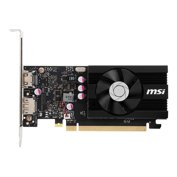 MSI GeForce GT 1030 4GD4 LP OC - Graphics card - GF GT 1030 - 4 GB DDR4 - PCI Express 3.0 x16 (x4 mode) low profile - HDMI, DisplayPort