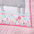 thumbnail image 3 of Sweet Baba Pink/Grey Elephant 3-Piece Crib Bedding Set for Baby Girls, 3 of 8