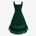 thumbnail image 4 of Mgmyaa Robe Gothique pour Femme Steampunk Vintage Robe Gothique Cintrée Froncée Costume Renaissance Robe Trapèze Fluide Costumes d'Halloween, 4 of 4