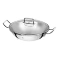 thumbnail image 2 of ZWILLING Plus Ensemble de 3 Wok en Acier Inoxydable 18/10 avec Panier Vapeur et Couvercle, 2 of 4