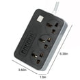 thumbnail image 3 of Household Multifunctional Bank Plug Standard Plug Perforated Switchs Plug Bar Wiring Board Line Length 6.5ft Socket With USB Plug, 3 of 9
