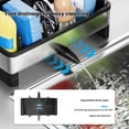 thumbnail image 4 of Todaioua Stainless Steel Sink Caddy, Sponge Holder for Kitchen Sink with Brush Holder & Dishcloth Rack, Durable Sink Organizer Countertop, Soap Dispenser Kitchen Organizers Storage (Gray), 4 of 8