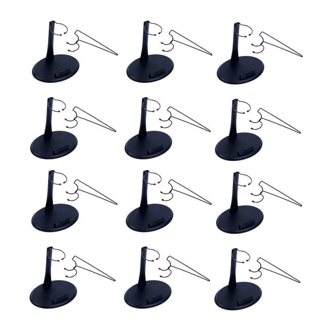 Milaget Présentoir de Figurines d'Action 12 Pcs Modèle de Poupées en U