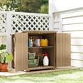 thumbnail image 2 of Outsunny Wood Outdoor Storage Cabinet Potting Shed with Adjustable Shelf, 2 of 10