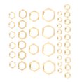 thumbnail image 4 of Pipe Nut, Brass Pipe Nut, Soild Widely Used Pipe Lock Nut, Durable For Plumbing On Thread Pipe And Hose, 4 of 8