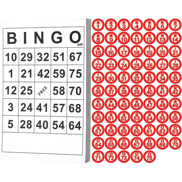 Ensemble de Jeu de Bingo Vintage en Bois Comprend 40 Cartes de Chiffres Bingo Classiques et 75 Échecs pour Famille Grandes Fêtes Adultes Activités des Fêtes