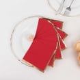 thumbnail image 4 of HLONK 50 Pack | 2 Ply Soft Orange Dinner Party Paper Napkins  Wedding Reception Cocktail Beverage Napkins, 4 of 11