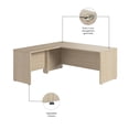 thumbnail image 4 of Studio C 72W x 30D L Shaped Desk in Natural Elm - Engineered Wood, 4 of 6