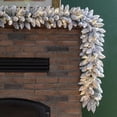 thumbnail image 4 of A Flocked Pine And Holly Berry Decorative Vines 5.9 Feet Length For Christmas Tree And Home Holiday Decor, 4 of 5