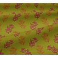 thumbnail image 5 of oneOone Georgette Viscose Fabric Leaves & Floral Block Fabric Prints By Yard 42 Inch Wide, 5 of 5