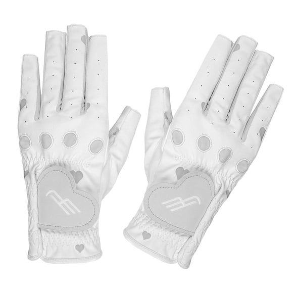 VONKY 2 Pcs Gants de Golf pour Femmes en Cuir PU Antidérapants Anti Doux Flexibles Respirants pour Gym Gris 22 Gris Type 22