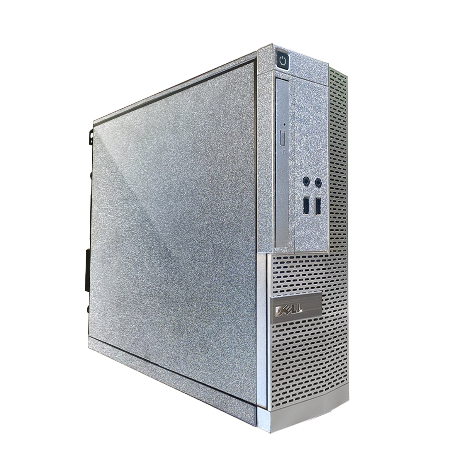 Refurbished Grade A Silver Treasure Box Dell Desktop PC Customized, Intel Quad Core I5 up to 3.60GHz, 8GB RAM, 256GB SSD, DVD, WiFi & Bluetooth, Keyboard & Mouse, Win 10 Pro