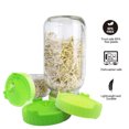 thumbnail image 3 of 2pcs Grow Bean Sprouts Alfalfa Sprouting Lids Jar Seed Salad Sprouts Lids Plastic Jar Seed Sprouting Planting Lids, 3 of 9