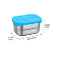 thumbnail image 3 of Table en Acier Inoxydable 304 Bento Croustillant pour Légumes 230Ml, 3 of 5