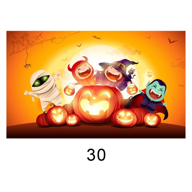 CEHVOM Halloween Decoration Banner Party Background Halloween Photo Booth Background