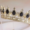 thumbnail image 4 of kurtrusly Rustproof And Anti-corrosion For Medieval Or Cosplay Metallic Luster Wedding Hair Crown Tiaras Silver  + white 1Set, 4 of 6