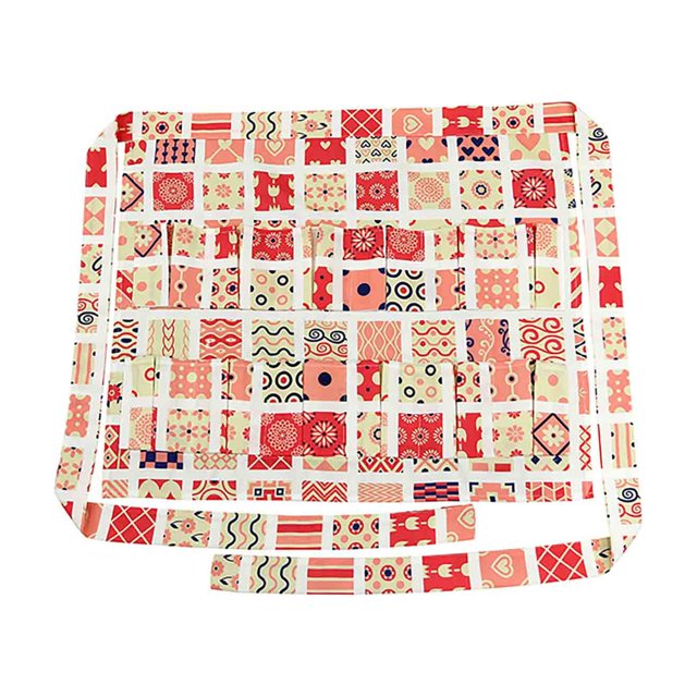 Iodue Apron Sleeve Fashion Collecting Apron Pockets Holds Chicken Farm Home Apron