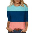 thumbnail image 1 of Pompotops T-shirt d'Été pour Femme, Mode, Ajusté, à Nouer, Col Rond, Manches Courtes, Liquidation, 1 of 5