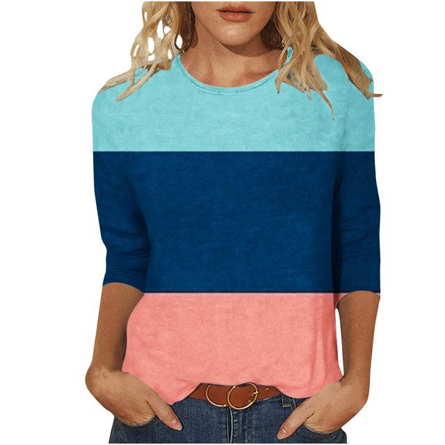 Pompotops T-shirt d'Été pour Femme, Mode, Ajusté, à Nouer, Col Rond, Manches Courtes, Liquidation