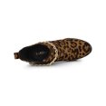 thumbnail image 4 of BLISSFUL STEP Women's Platform Chain Block High Heel Ankle Boots Leopard 9.5, 4 of 7