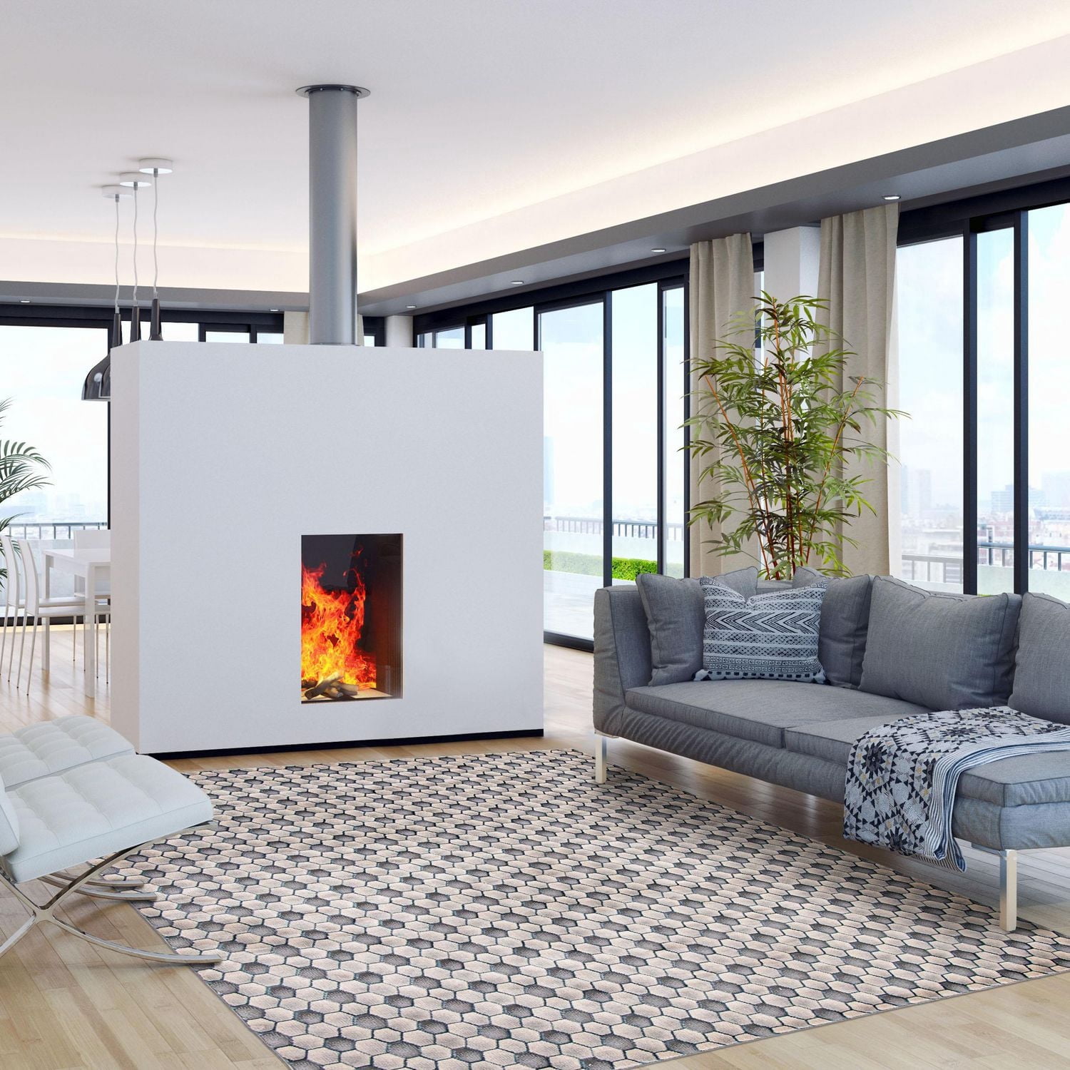 Tapis ECARPET London Gris