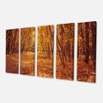 thumbnail image 2 of Yellow Forest and Fallen Leaves - Modern Forest Canvas Art, 2 of 3