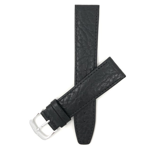 Extra Long (XL) 16mm Slim, Mat Finish, Leather Watch Band Strap
