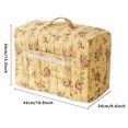 thumbnail image 2 of Liyamei Sewing Machine Cover Floral Quilted Sewing Machine Cover With Pocket Craft Room Sewings Organizer Sewing Machine Storage Cover With Protective Layer And Built In Compartments, 2 of 3